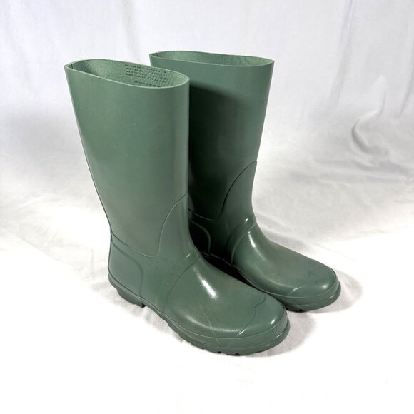 Hunter Women's Rubber Boots 10 Green Knee High - Picture 1 of 11